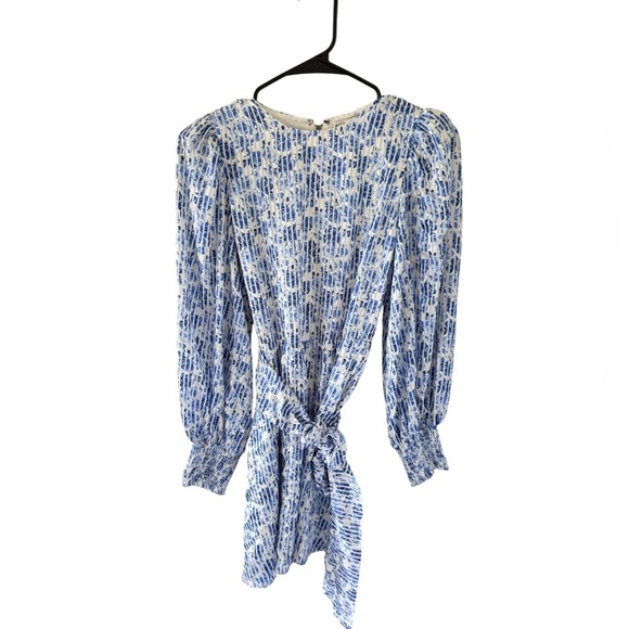 Alice + Olivia Molli Belted Floral Mini Dress - Picture 8 of 16